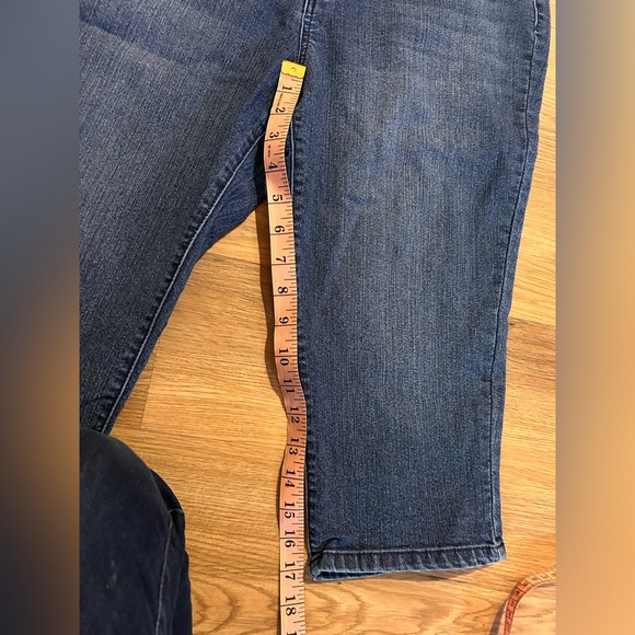 d. jeans Indigo Ankle-Length Women's Jeans ~ Size 14 P Capris - Picture 6 of 8